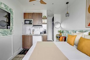 Charming Studio Apartment - AC- 2P - Nation
