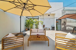 Modern Apt Private Rooftop Roma Nte 2 BR