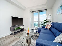 Modern High-rise 24th Floor Condo w Private Patio