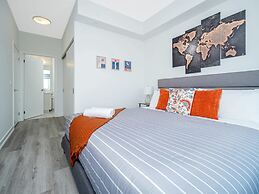 Modern High-rise 24th Floor Condo w Private Patio