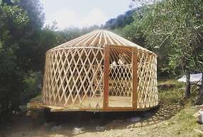 Room-a Yurt Among Olive Trees and the se