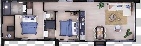 Detached 2-guest Home Near Beach