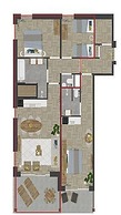Beachfront Apartment for Four in Workum
