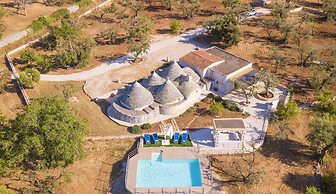 TD Trulli Albapetra Pool & Olive Trees