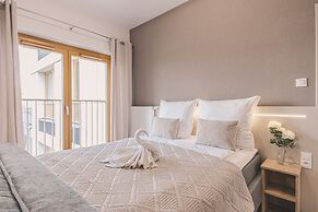 Nowoczesne Studio Tranquilo Centrum Balkon