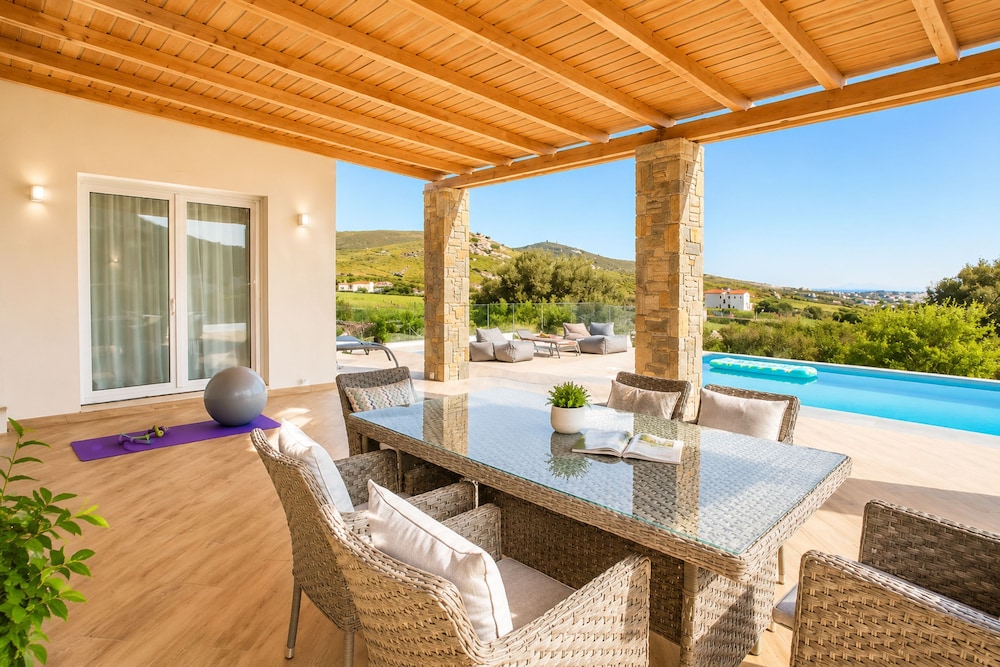 Andros Royal Villa With Private Pool