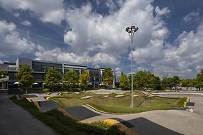 The VELO'S hotel and BMX Pump Track