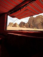 Martian desert camp