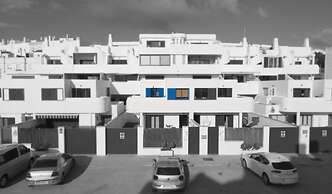 Beach House with Balcony and beach view