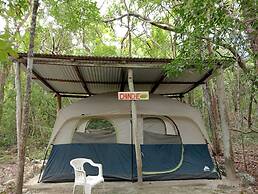 Campamento Yaaxche en Calakmul