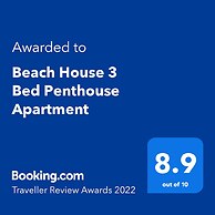 Beach House - Penthouse 3 Bed Apartment