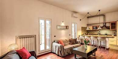 Attic terrace with St Peter's Dome View