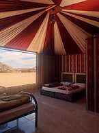 Beduin star trail camp