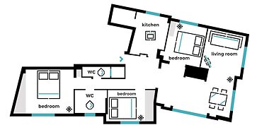 UPSTREET Elegant Luminous 3BD Apt-Kolonaki