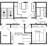 Ferienwohnung im Fürstenland