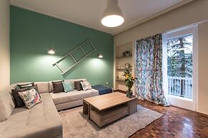 Athenian Gem in Kolonaki boho-chic apt