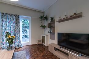 Athenian Gem in Kolonaki boho-chic apt