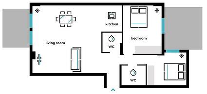 UPSTREET Stylish & Spacious 2BD Apt-Thiseio
