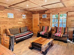 Cabañas entre montañas con tinajas calientes