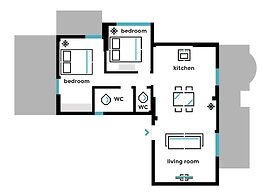 UPSTREET Superb & Comfy 2 BD Apt-Marousi