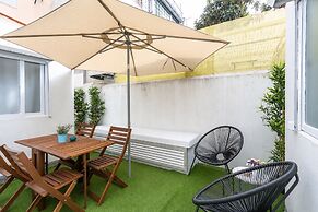 Sunny Apartment with Patio, By TimeCooler