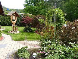 Ferienwohnung im Wald mit Kamin