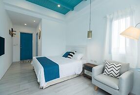 Blue White