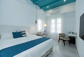 Blue White