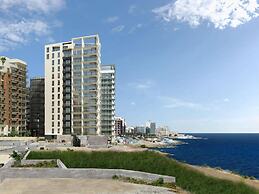 Modern-luxury in Tigne Point w Pool, Best Location
