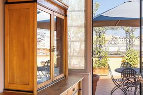 Rental in Rome Trevi Luxury Penthouse