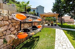 Beachfront Villa Gabriela with Pool