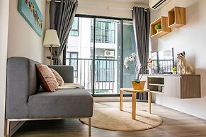Apartment 450m from BTS with Sky Pool - bkbloft1