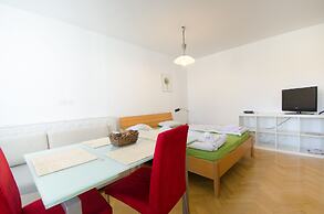 City centre studio with a balcony