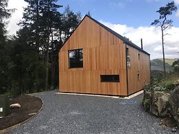 Red Stag With Stunning Loch and Waterfall View
