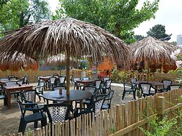 Nice Chalet with Terrace near Sea