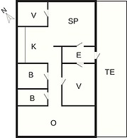 5 Person Holiday Home in Romo