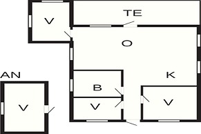 8 Person Holiday Home in Skals