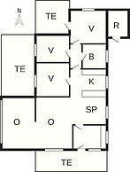 8 Person Holiday Home in Blokhus
