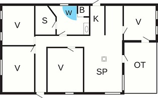 8 Person Holiday Home in Albaek