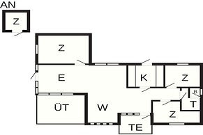 8 Person Holiday Home in Knebel