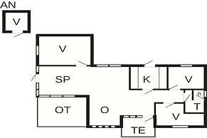 8 Person Holiday Home in Knebel