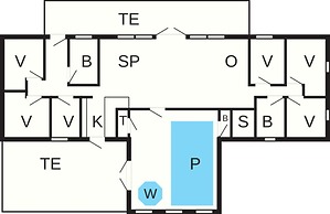16 Person Holiday Home in Ulfborg