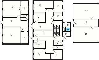 26 Person Holiday Home in Roslev
