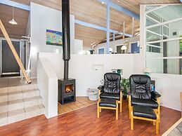 Bright Holiday Home in Glesborg near Beach