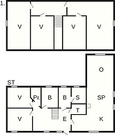 12 Person Holiday Home in Bredebro