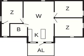 6 Person Holiday Home in Kode