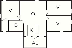 6 Person Holiday Home in Kode