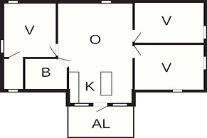 6 Person Holiday Home in Kode