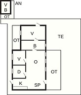 Rustic Holiday Home in Ansager near Water
