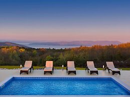 Detached Villa With Private Pool Located on Hill Overlooking Kvarner